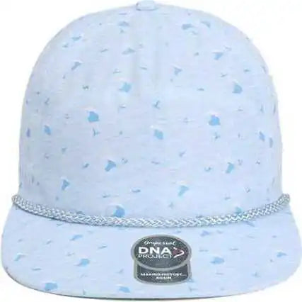 Imperial Dna010 the Aloha Rope Cap - Blue Waves - Columbia / one Size Fits Most