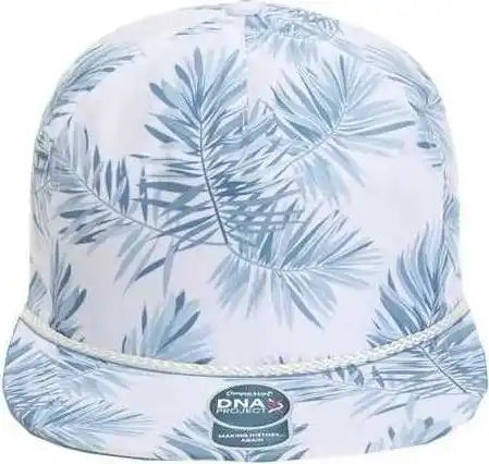 Imperial Dna010 the Aloha Rope Cap - Floral Mist - Blue White / one Size Fits Most