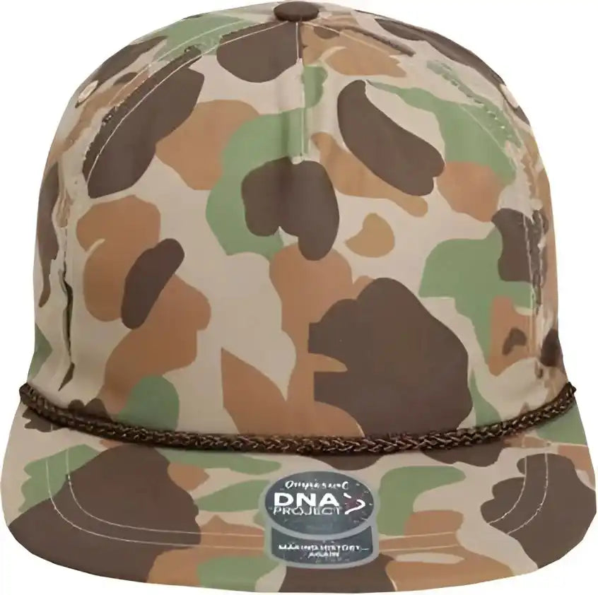 Imperial Dna010 the Aloha Rope Cap Frog Skin Camo Brown Multi Colored / one Size Fits Most