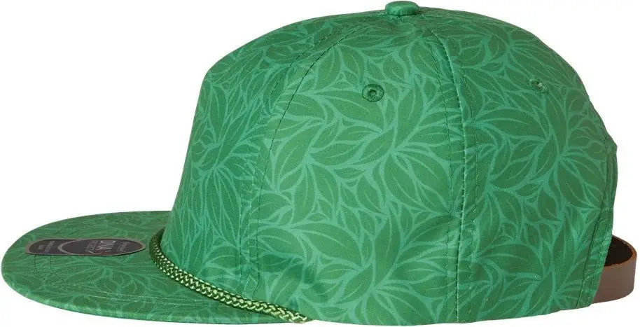 Imperial Dna010 the Aloha Rope Cap - Green Floral