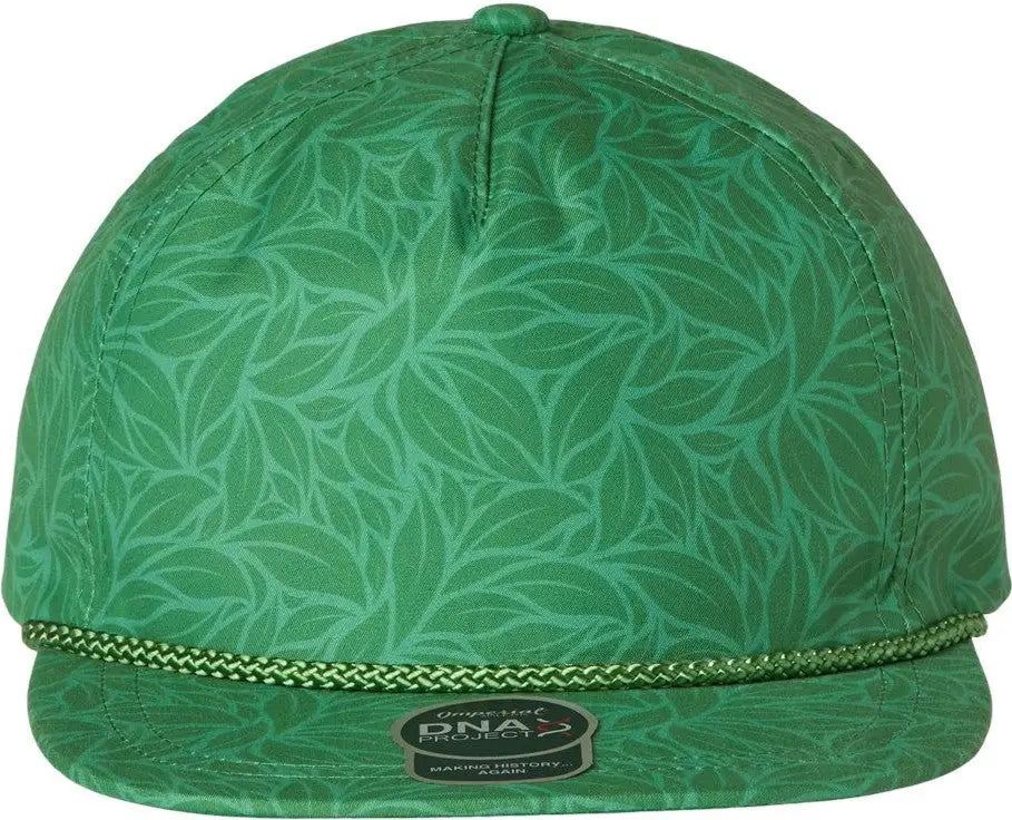 Imperial Dna010 the Aloha Rope Cap - Green Floral