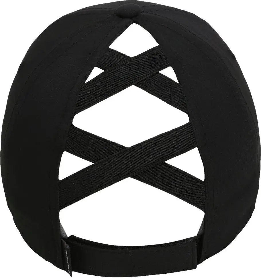 Imperial L338 the Hinsen Women’s Performance Ponytail Cap - Black - one Size Fits Most