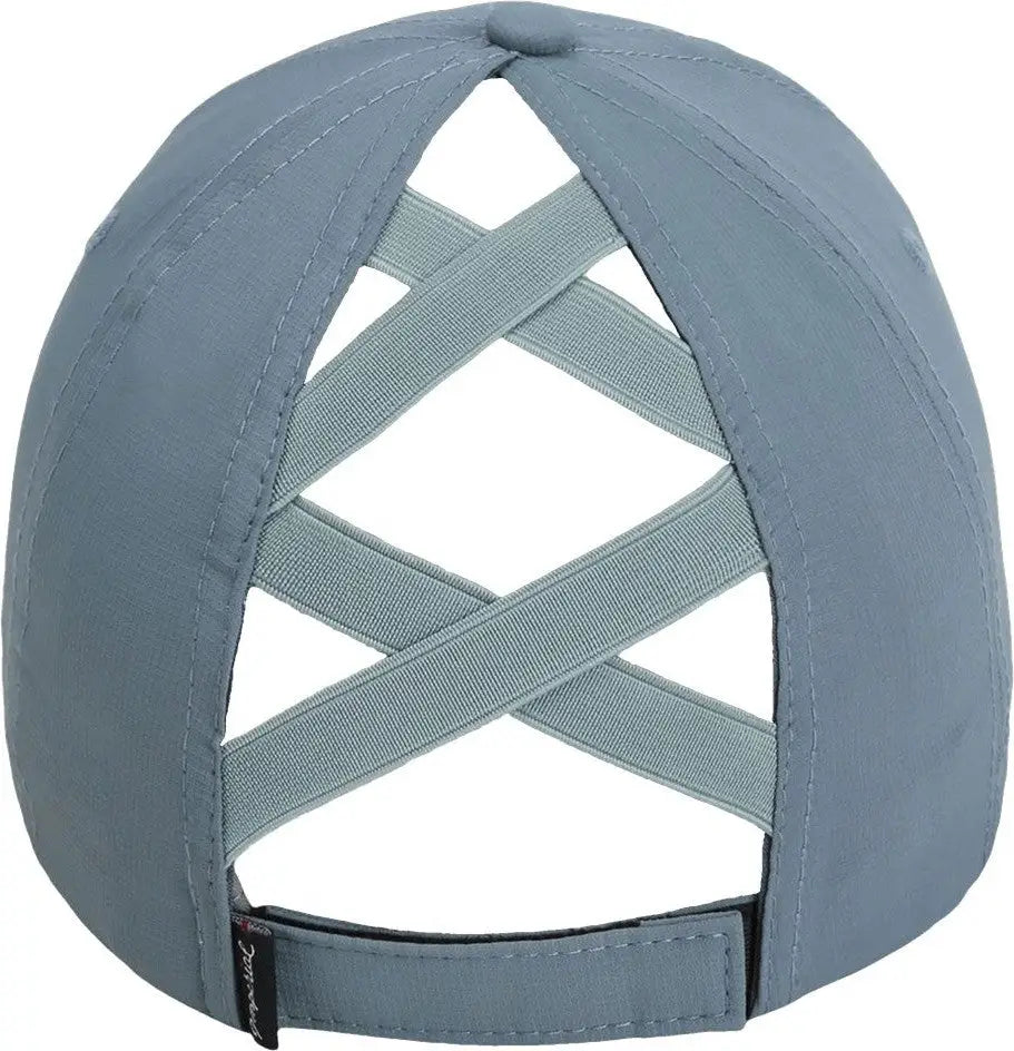 Imperial L338 the Hinsen Women’s Performance Ponytail Cap - Breaker Blue - one Size Fits Most