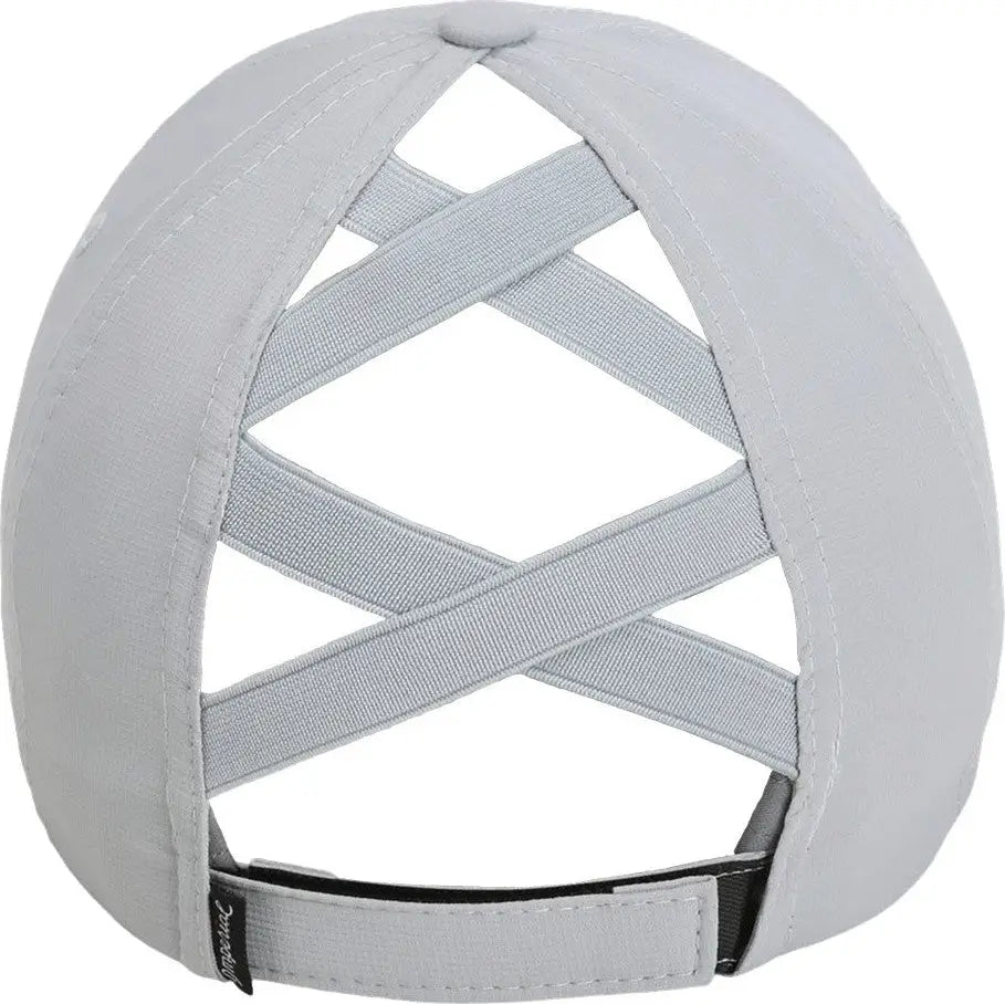 Imperial L338 the Hinsen Women’s Performance Ponytail Cap - Fog - Light Gray / one Size Fits Most