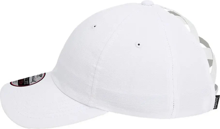 Imperial L338 the Hinsen Women’s Performance Ponytail Cap - White - one Size Fits Most