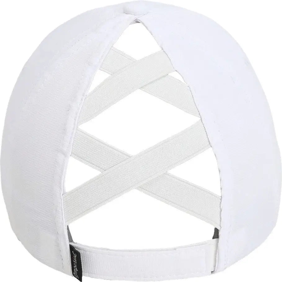 Imperial L338 the Hinsen Women’s Performance Ponytail Cap - White - one Size Fits Most