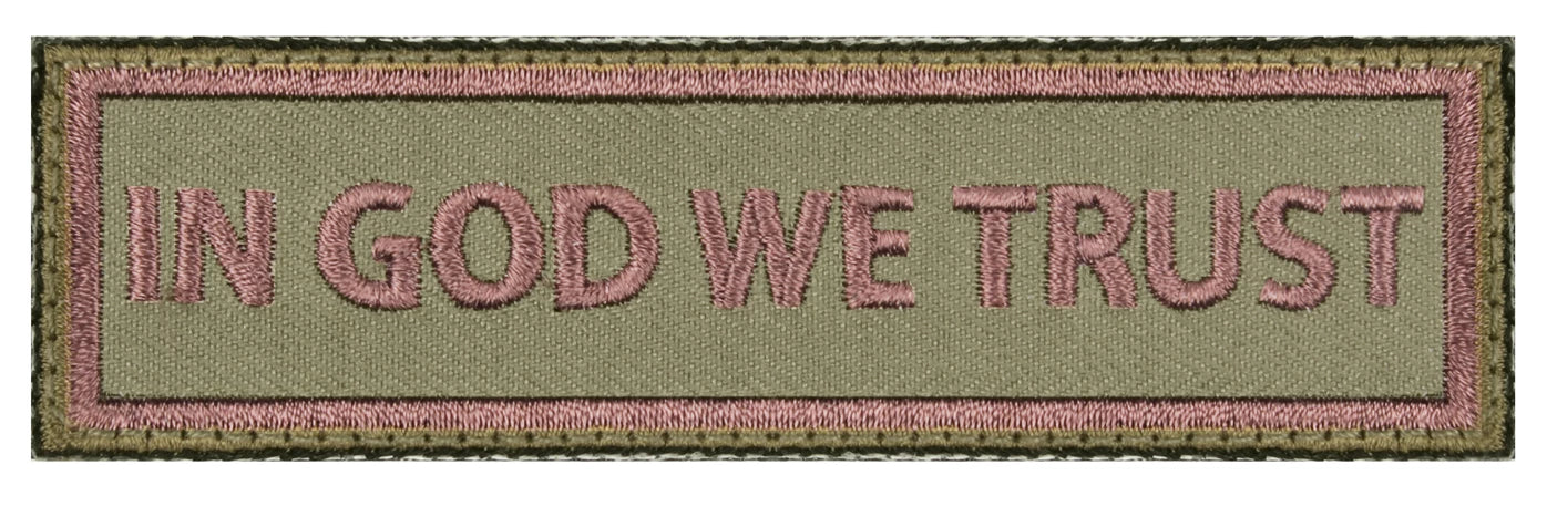 In God we Trust Morale Patch