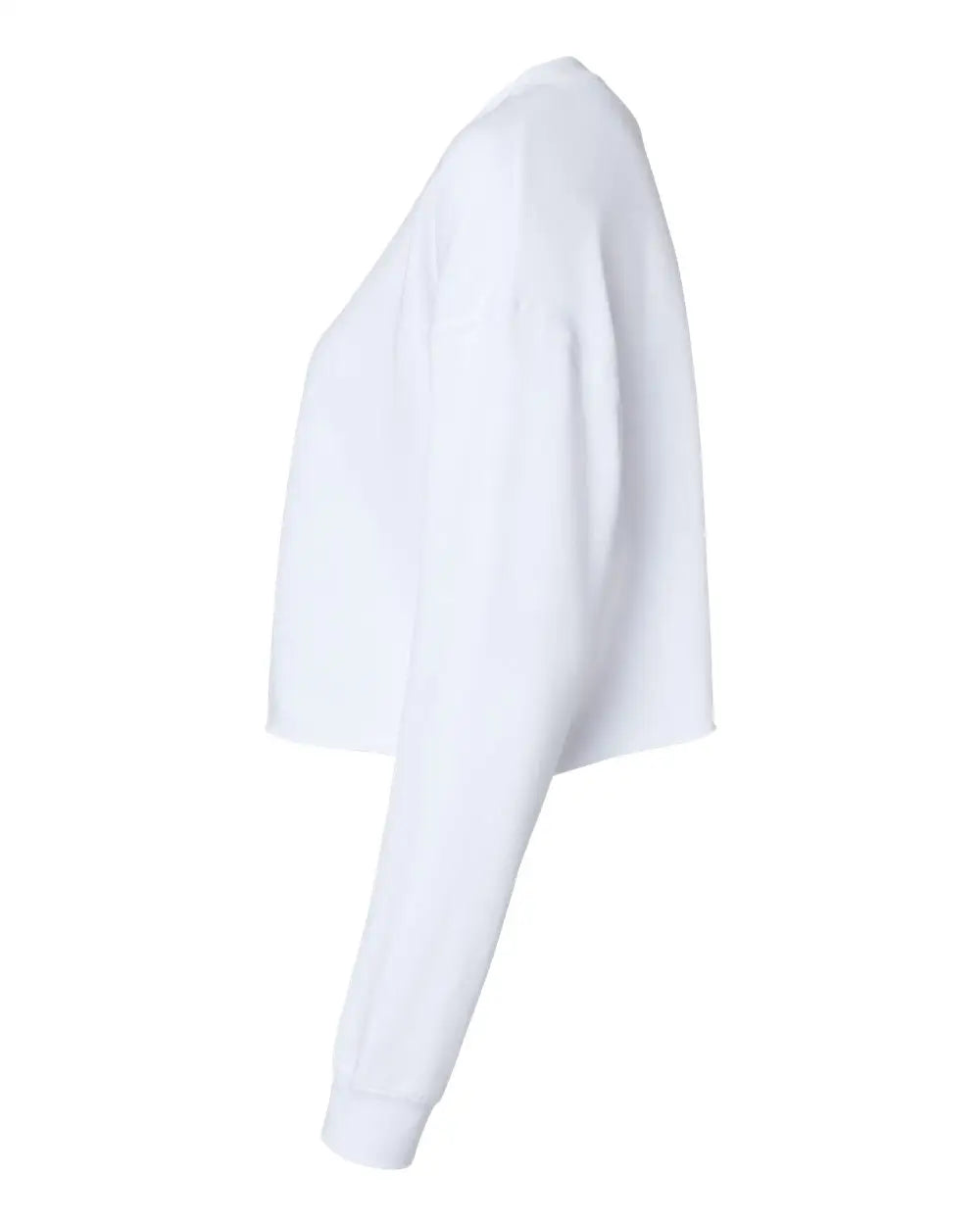 Independent Trading Co. Afx24crp Women’s Lightweight Crop Crewneck Sweatshirt - White