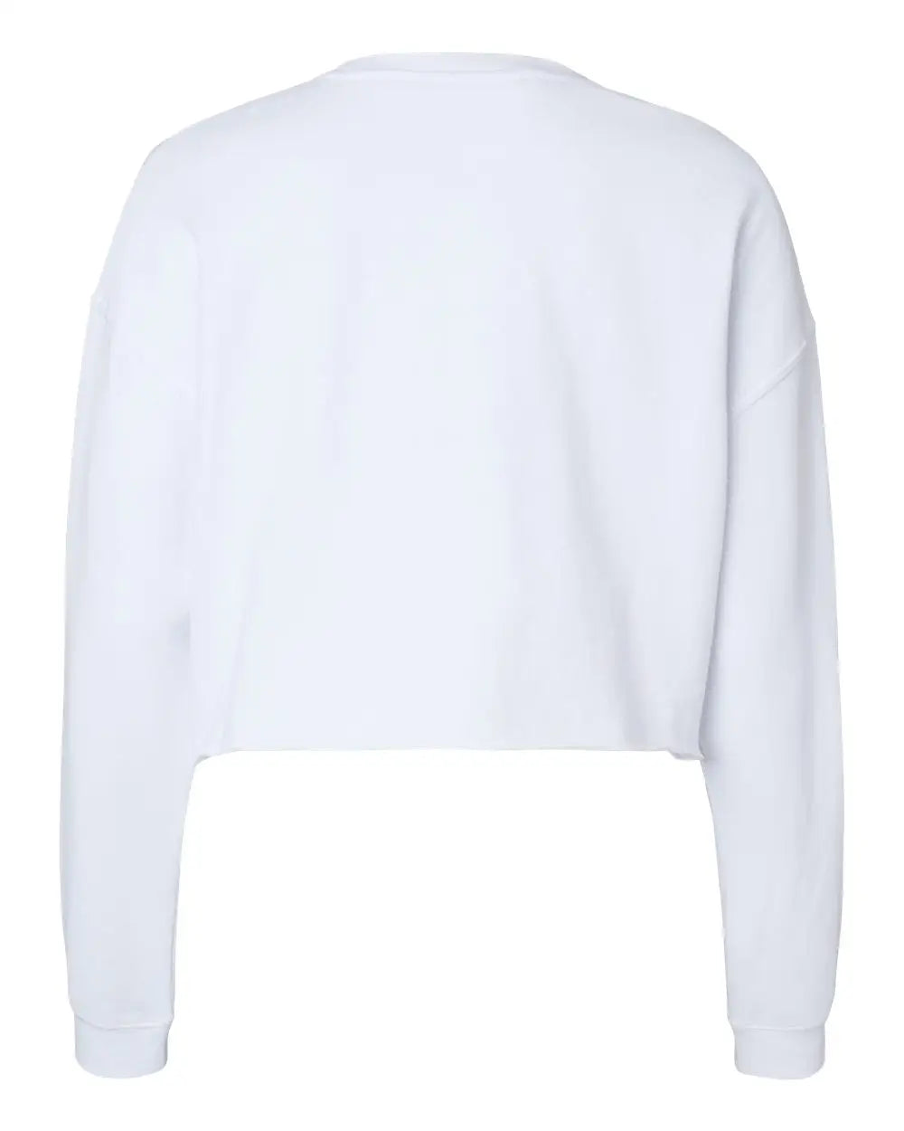 Independent Trading Co. Afx24crp Women’s Lightweight Crop Crewneck Sweatshirt - White