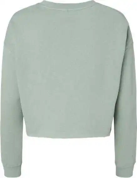 Independent Trading co Afx24crp Women’s Lightweight Cropped Crew Pullover - Sage
