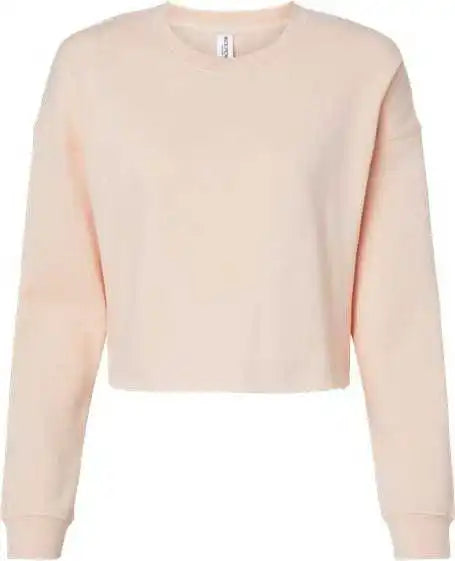 Independent Trading co Afx24crp Women’s Lightweight Cropped Crew Pullover - Blush
