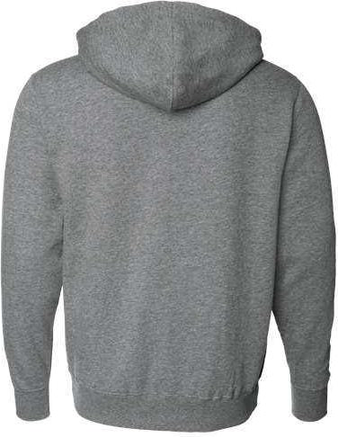 Independent Trading co Afx4000z Full-zip Hooded Sweatshirt - Gunmetal Heather