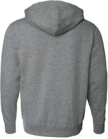 Independent Trading co Afx4000z Full-zip Hooded Sweatshirt - Gunmetal Heather