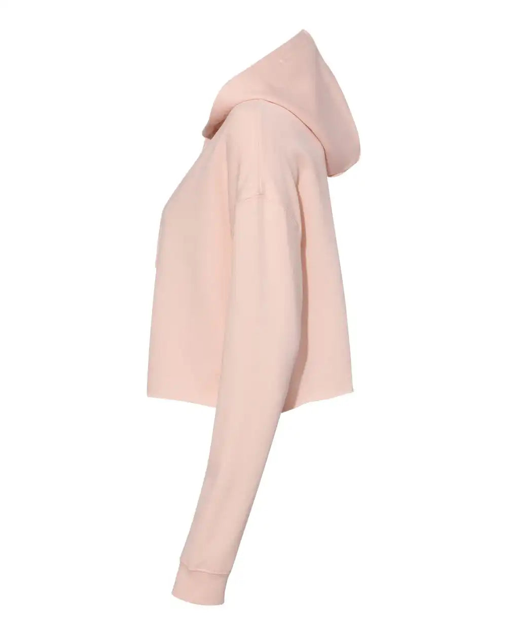 Independent Trading Co. Afx64crp Women’s Lightweight Crop Hooded Sweatshirt - Blush