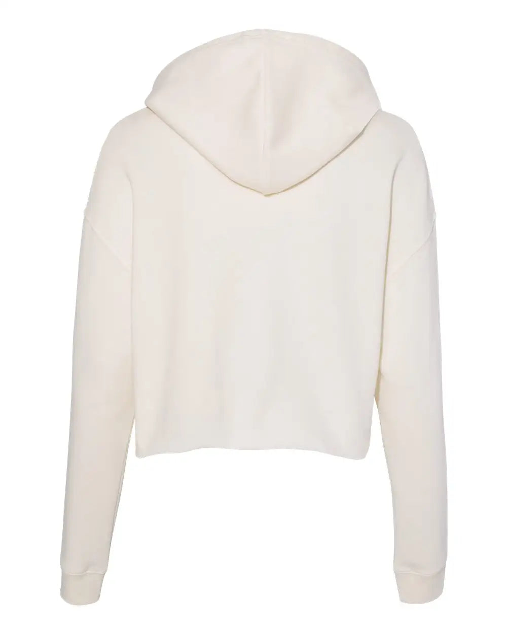 Independent Trading Co. Afx64crp Women’s Lightweight Crop Hooded Sweatshirt - Bone