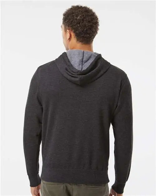 Independent Trading Co. Afx90un Lightweight Hooded Sweatshirt - Charcoal Heather