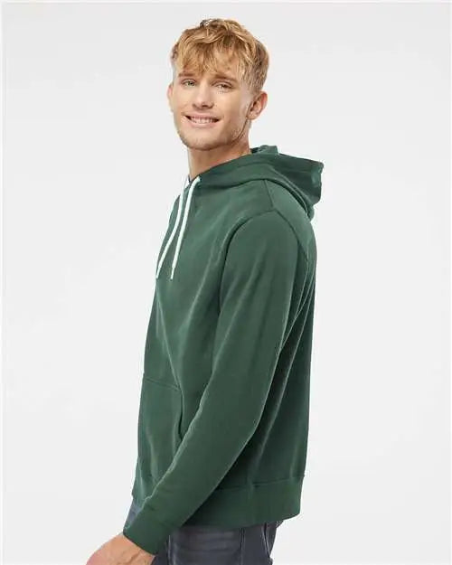 Independent Trading Co. Afx90un Lightweight Hooded Sweatshirt - Alpine Green