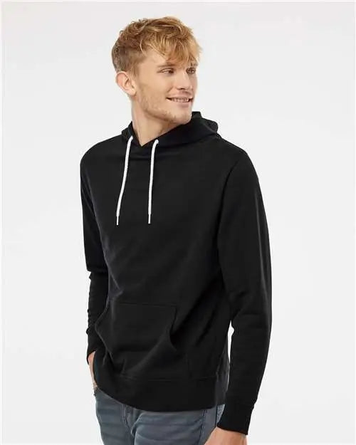 Independent Trading Co. Afx90un Lightweight Hooded Sweatshirt - Black