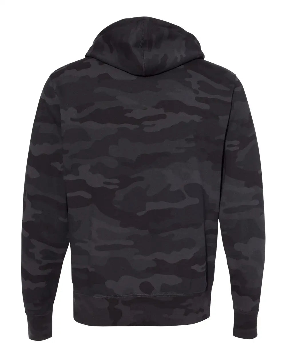 Independent Trading Co. Afx90un Lightweight Hooded Sweatshirt - Black Camo