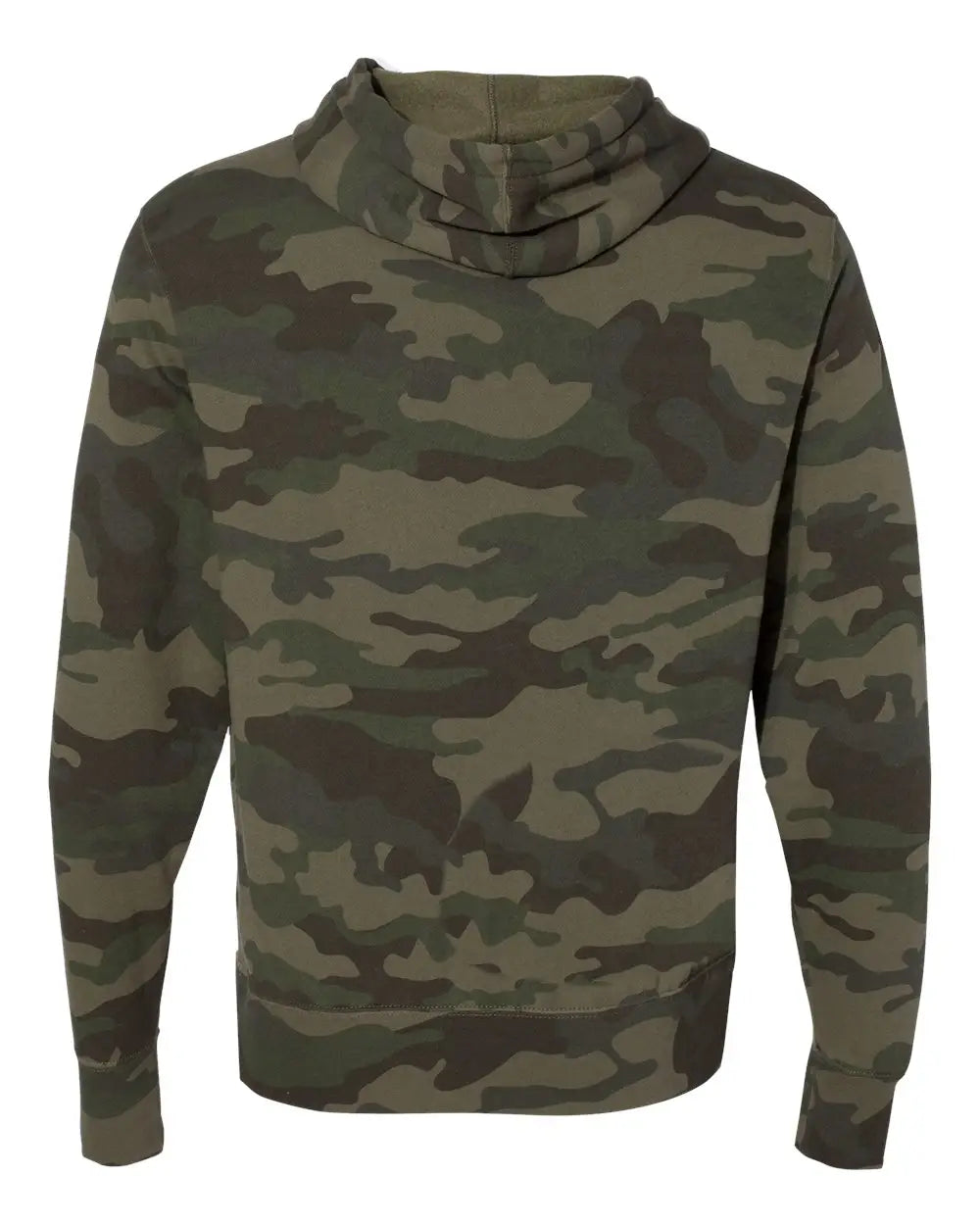 Independent Trading Co. Afx90un Lightweight Hooded Sweatshirt - Forest Camo