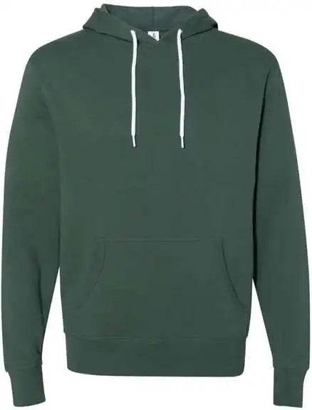 Independent Trading co Afx90un Unisex Lightweight Hooded Sweatshirt - Alpine Green