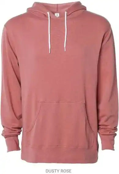 Independent Trading co Afx90un Unisex Lightweight Hooded Sweatshirt - Dusty Rose
