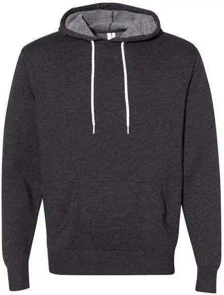 Independent Trading co Afx90un Unisex Lightweight Hooded Sweatshirt Charcoal Heather