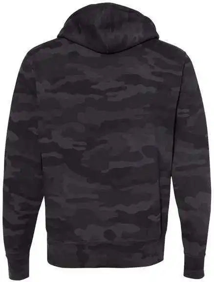 Independent Trading co Afx90un Unisex Lightweight Hooded Sweatshirt Black Camo