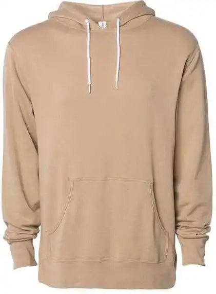 Independent Trading co Afx90un Unisex Lightweight Hooded Sweatshirt - Sandstone