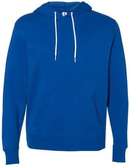 Independent Trading co Afx90un Unisex Lightweight Hooded Sweatshirt - Cobalt