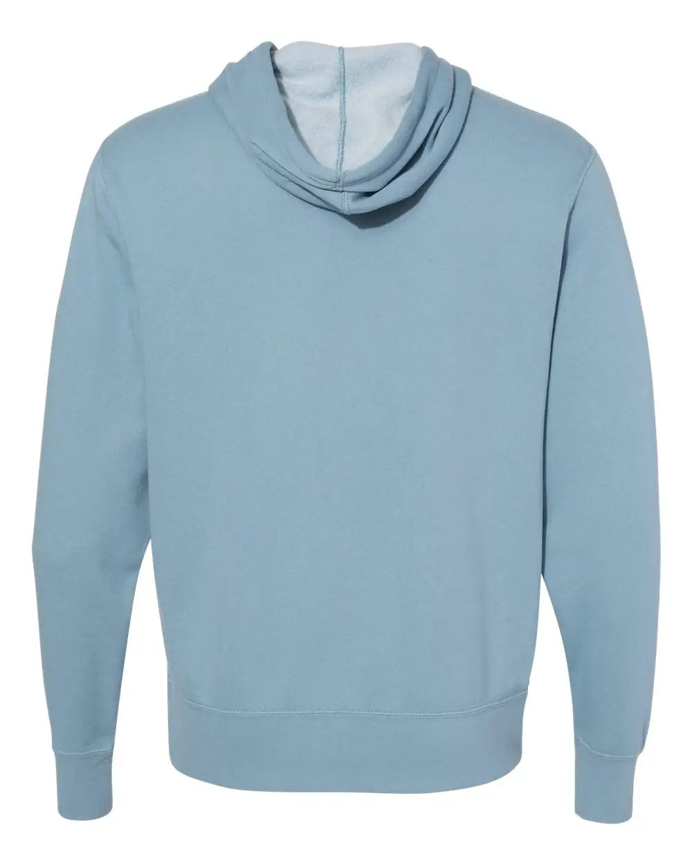 Independent Trading Co. Afx90unz Lightweight Full-zip Hooded Sweatshirt - Misty Blue