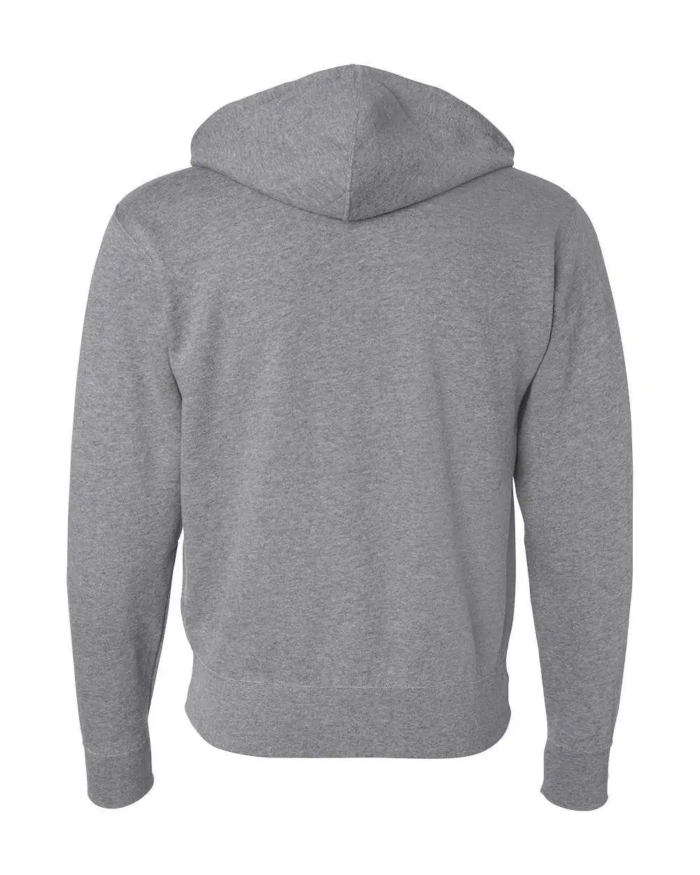Independent Trading Co. Afx90unz Lightweight Full-zip Hooded Sweatshirt - Gunmetal Heather