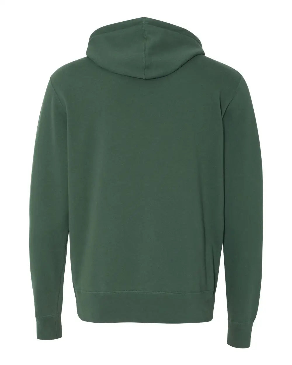 Independent Trading Co. Afx90unz Lightweight Full-zip Hooded Sweatshirt - Alpine Green