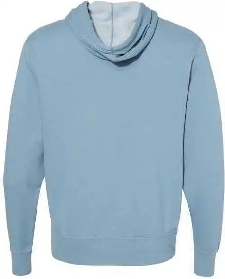 Independent Trading co Afx90unz Unisex Lightweight Full Zip Hooded Sweatshirt Misty Blue