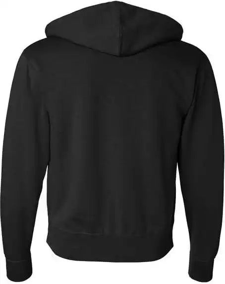Independent Trading co Afx90unz Unisex Lightweight Full Zip Hooded Sweatshirt Black