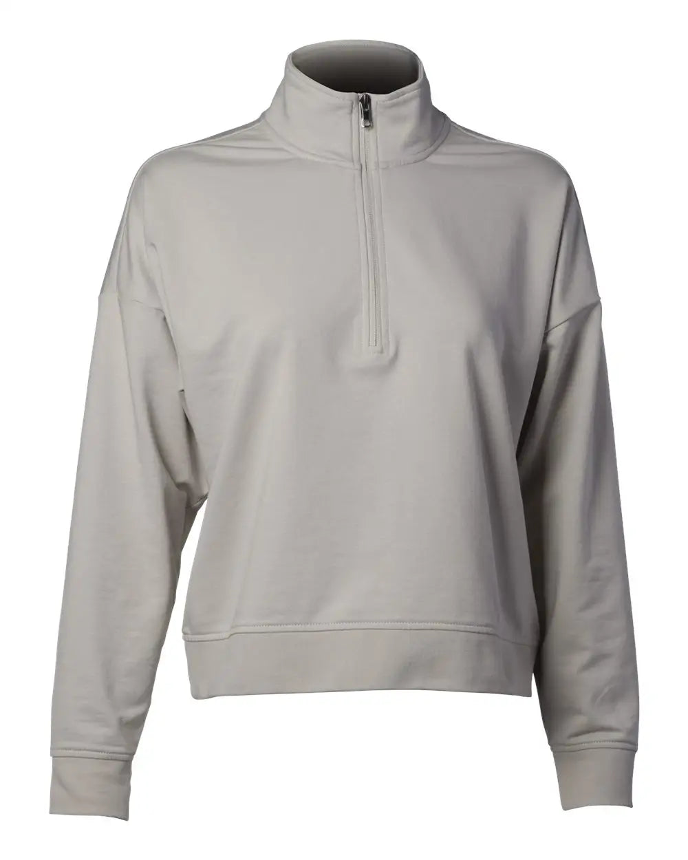 Independent Trading Co. Exp15wpq Women’s Perform Quarter-zip Pullover - Smoke - Ladies Xs