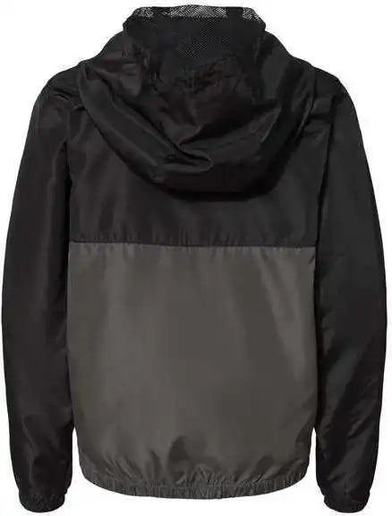 Independent Trading co Exp24ywz Youth Lightweight Windbreaker Full-zip Jacket - Black Graphite