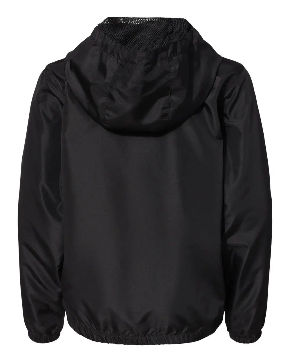Independent Trading Co. Exp24ywz Youth Lightweight Windbreaker Full-zip Jacket - Black