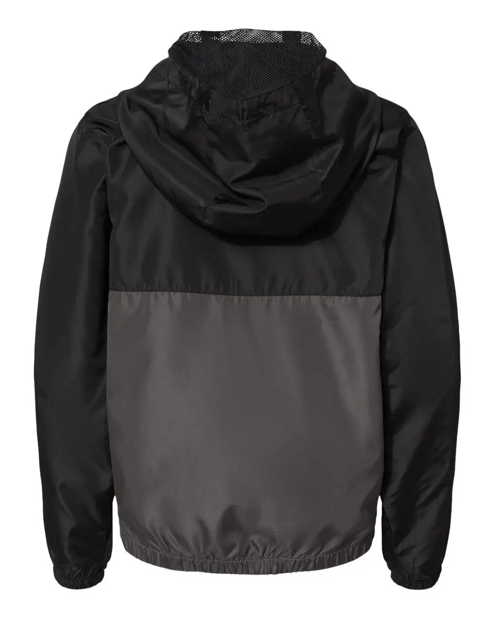 Independent Trading Co. Exp24ywz Youth Lightweight Windbreaker Full-zip Jacket - Black Graphite