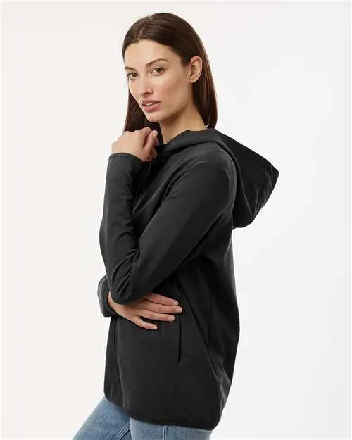 Independent Trading Co. Exp30pz Perform Full-zip Hooded Sweatshirt - Black
