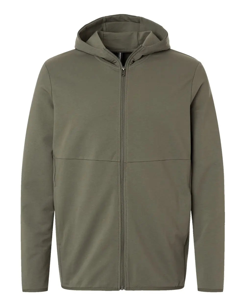 Independent Trading Co. Exp30pz Perform Full-zip Hooded Sweatshirt - Pine - Green / Xs