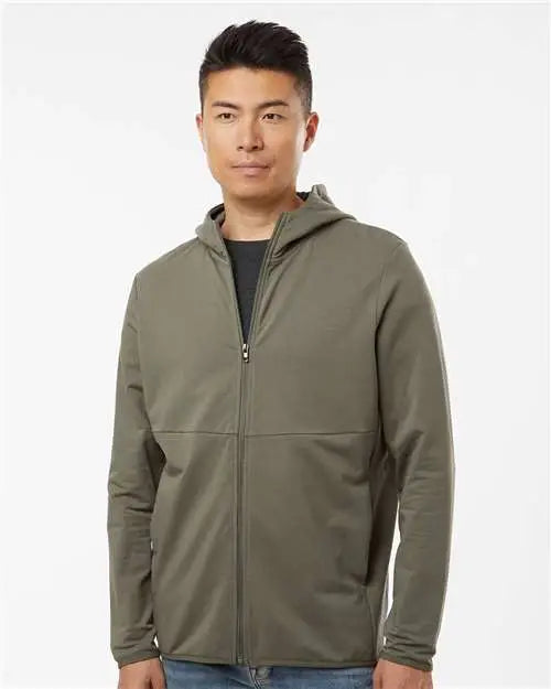 Independent Trading Co. Exp30pz Perform Full-zip Hooded Sweatshirt - Pine