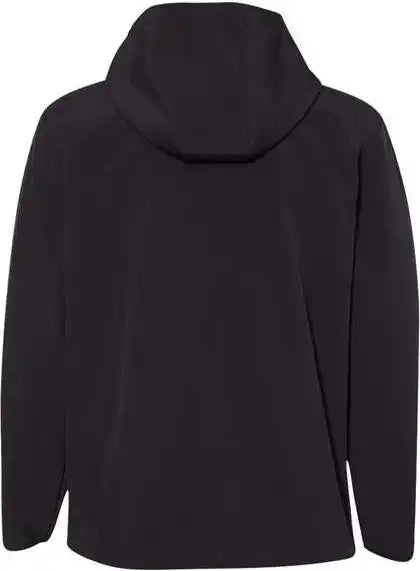 Independent Trading co Exp35ssz Poly Tech Soft Shell Jacket Black
