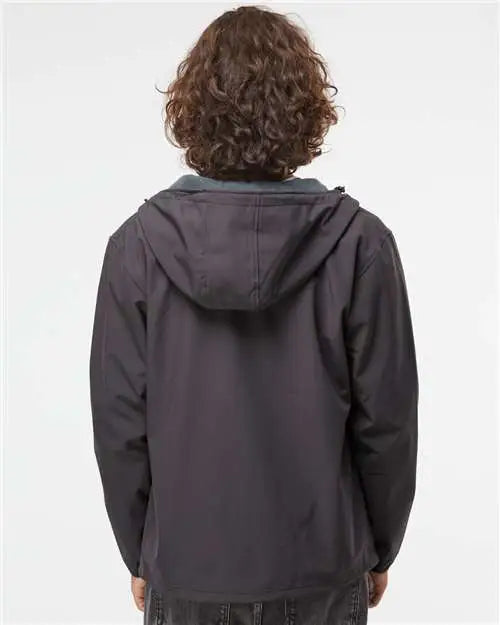 Independent Trading Co. Exp35ssz Poly-tech Soft Shell Jacket - Graphite