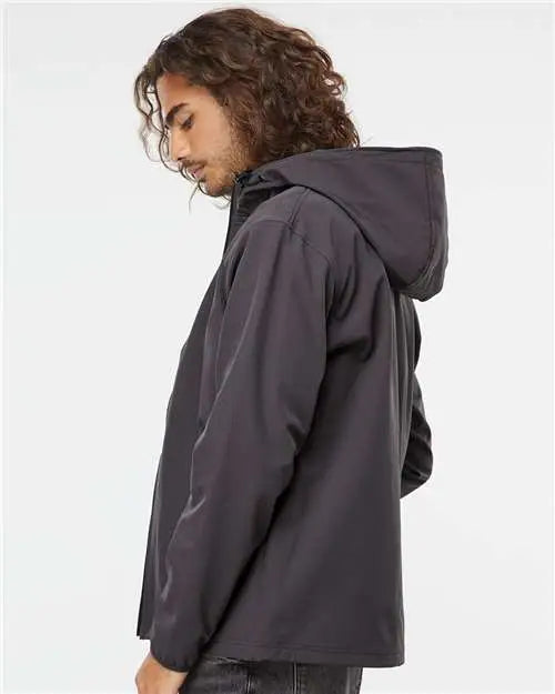 Independent Trading Co. Exp35ssz Poly-tech Soft Shell Jacket - Graphite