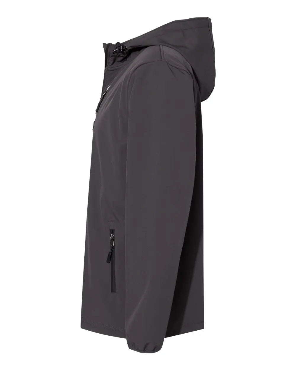 Independent Trading Co. Exp35ssz Poly-tech Soft Shell Jacket - Graphite