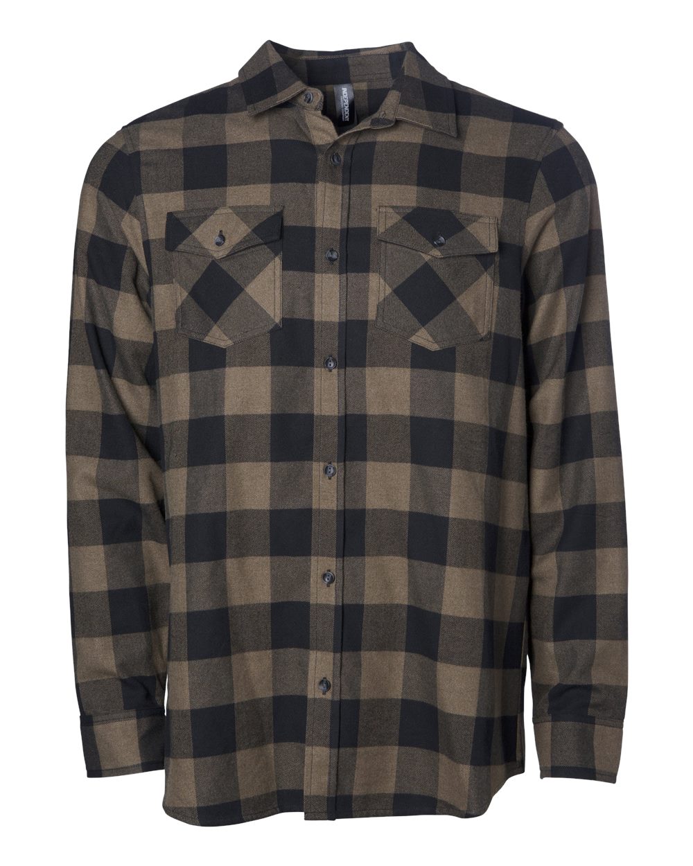 Independent Trading Co. Exp50f Flannel Shirt - Brown Black