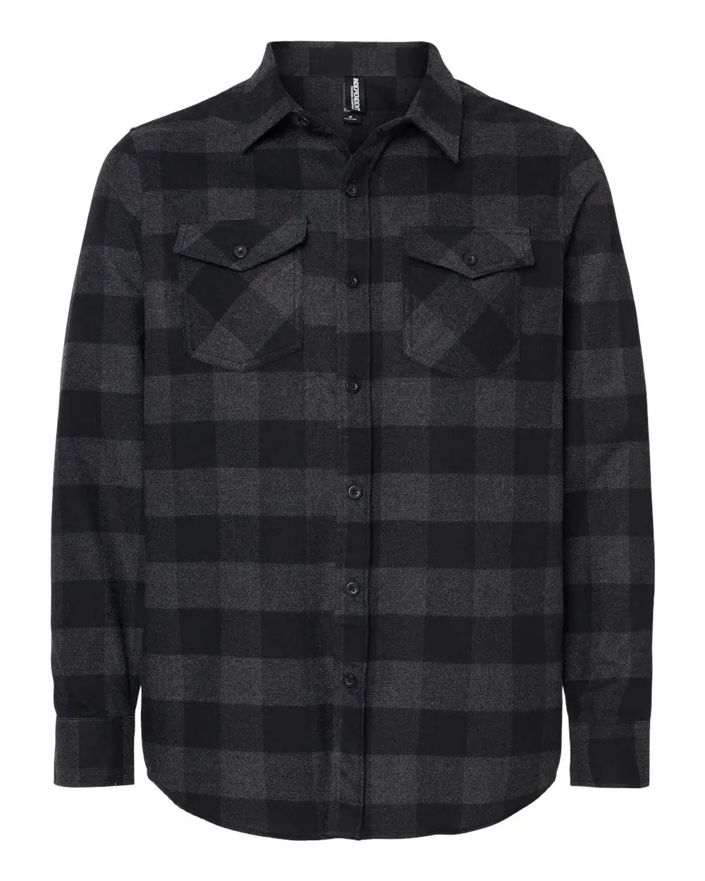 Independent Trading Co. Exp50f Flannel Shirt - Charcoal Heather Black - Dark Gray / Xs
