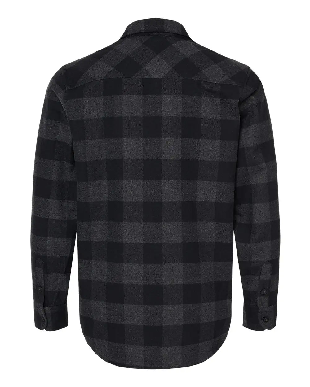 Independent Trading Co. Exp50f Flannel Shirt - Charcoal Heather Black