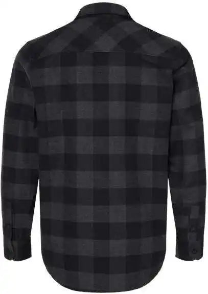 Independent Trading co Exp50f Flannel Shirt - Charcoal Heather Black